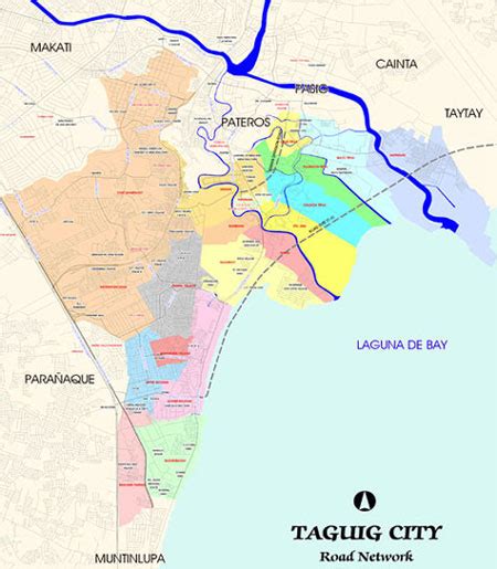 City of Taguig Map .